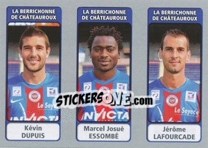 Sticker Kévin Dupuis / Marcel Josué Essombé / Jérôme Lafourcade - FOOT 2011-2012 - Panini