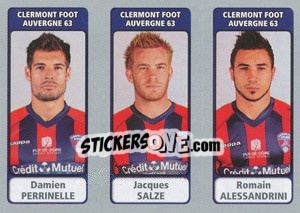 Cromo Damien Perrinelle / Jacques Salze / Romain Alessandrini - FOOT 2011-2012 n. 547 - Panini