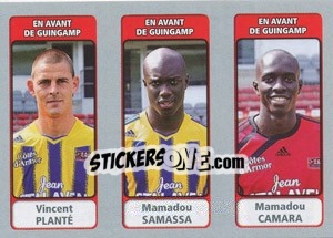 Cromo Vincent Planté / Mamadou Samassa / Mamadou Camara