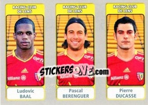 Sticker Ludovic Baal / Pascal Berenguer / Pierre Ducasse - FOOT 2011-2012 n. 582 - Panini