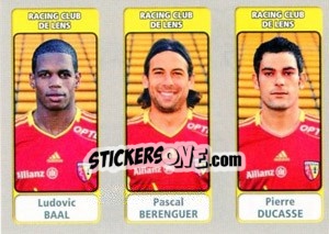 Figurina Ludovic Baal / Pascal Berenguer / Pierre Ducasse - FOOT 2011-2012 - Panini