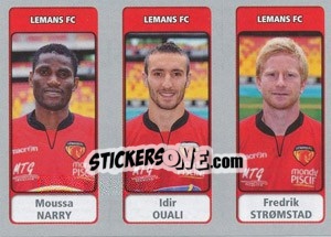 Figurina Moussa Narry / Idir Ouali / Frédrik Strømstad - FOOT 2011-2012 n. 589 - Panini