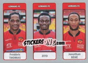 Figurina Frédéric Thomas / Zito / Jonathan Béhé - FOOT 2011-2012 n. 590 - Panini