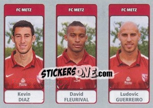 Sticker Kevin Diaz / David Fleurival / Ludovic Guerreiro