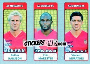 Cromo Petter Hansson / Éric Marester / Vincent Muratori - FOOT 2011-2012 - Panini