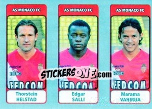 Sticker Thorstein Helstad / Edgar Salli / Marama Vahirua - FOOT 2011-2012 n. 605 - Panini