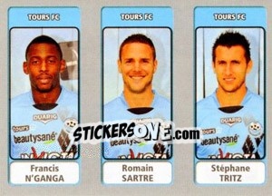 Sticker Francis N'Ganga / Romain Sartre / Stéphane Tritz - FOOT 2011-2012 n. 630 - Panini