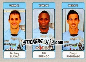 Sticker Jérémy Blayac / Titi Buengo / Diego Rigonato - FOOT 2011-2012 n. 633 - Panini
