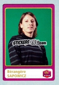 Sticker Berangere Sapowicz - FOOT 2011-2012 n. N2 - Panini