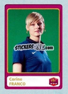 Figurina Corine Franco - FOOT 2011-2012 - Panini