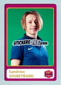 Sticker Sandrine Soubeyrand - FOOT 2011-2012 - Panini