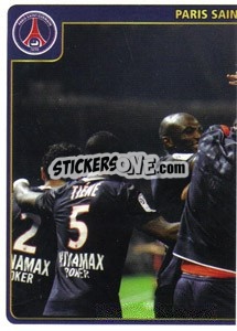 Sticker Paris Saint-Germain (1 Of 2) - FOOT 2011-2012 n. V1 - Panini