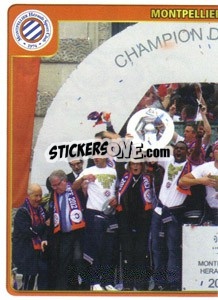 Sticker Montpellier Hérault Sc (1 Of 2) - FOOT 2011-2012 n. V6 - Panini