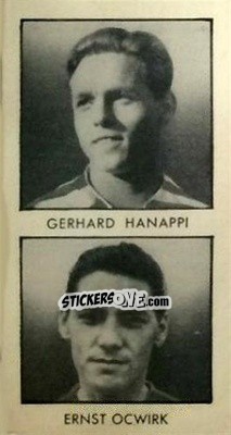 Cromo Gerhard Hanappi / Ernst Ocwirk