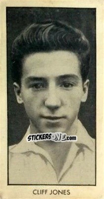 Sticker Cliff Jones - Wizard World Cup Footballers 1958 - D.C. Thomson