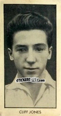 Cromo Cliff Jones - Wizard World Cup Footballers 1958 - D.C. Thomson