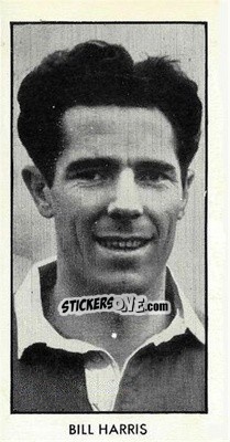 Sticker Bill Harris - Wizard World Cup Footballers 1958 - D.C. Thomson