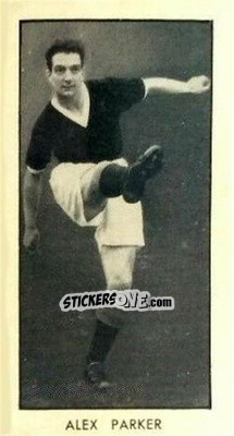 Sticker Alex Parker - Wizard World Cup Footballers 1958 n. 14 - D.C. Thomson