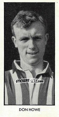Sticker Don Howe - Wizard World Cup Footballers 1958 - D.C. Thomson