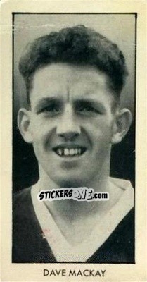 Cromo Dave Mackay - Wizard World Cup Footballers 1958 - D.C. Thomson