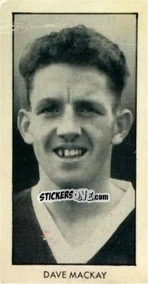Sticker Dave Mackay - Wizard World Cup Footballers 1958 n. 3 - D.C. Thomson