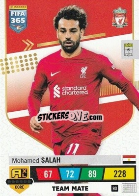 Cromo Mohamed Salah - FIFA 365: 2022-2023. Adrenalyn XL - Panini