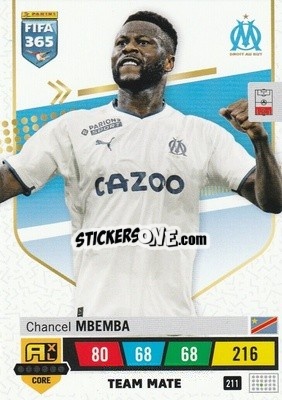 Sticker Chancel Mbemba - FIFA 365: 2022-2023. Adrenalyn XL - Panini