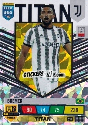 Sticker Bremer - FIFA 365: 2022-2023. Adrenalyn XL n. 331 - Panini