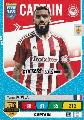 Sticker Yann M’Vila - FIFA 365: 2022-2023. Adrenalyn XL n. 272 - Panini