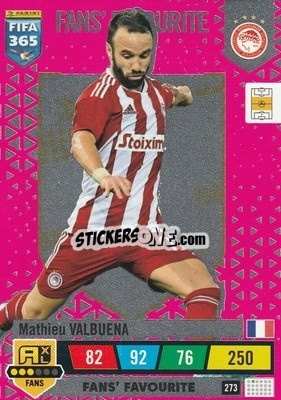Sticker Mathieu Valbuena - FIFA 365: 2022-2023. Adrenalyn XL n. 273 - Panini