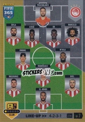 Sticker Line-up - FIFA 365: 2022-2023. Adrenalyn XL n. 274 - Panini