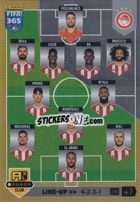 Figurina Line-up - FIFA 365: 2022-2023. Adrenalyn XL - Panini