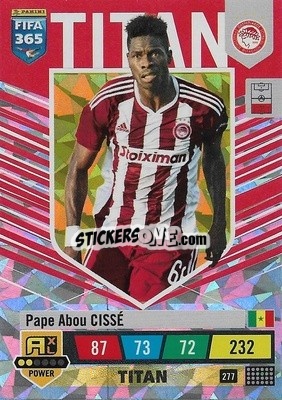 Sticker Pape Abou Cissé - FIFA 365: 2022-2023. Adrenalyn XL n. 277 - Panini