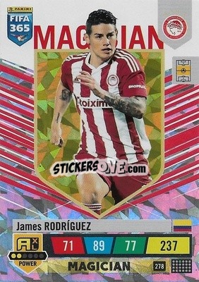 Sticker James Rodríguez - FIFA 365: 2022-2023. Adrenalyn XL n. 278 - Panini