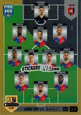 Sticker Line-up - FIFA 365: 2022-2023. Adrenalyn XL n. 292 - Panini