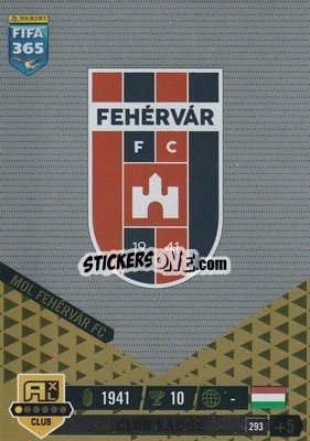 Sticker Club Badge - FIFA 365: 2022-2023. Adrenalyn XL n. 293 - Panini