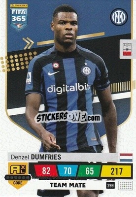 Sticker Denzel Dumfries - FIFA 365: 2022-2023. Adrenalyn XL - Panini