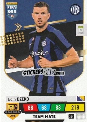 Sticker Edin Džeko - FIFA 365: 2022-2023. Adrenalyn XL n. 304 - Panini