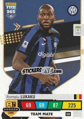 Sticker Romelu Lukaku - FIFA 365: 2022-2023. Adrenalyn XL - Panini