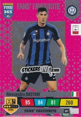 Sticker Alessandro Bastoni - FIFA 365: 2022-2023. Adrenalyn XL n. 307 - Panini
