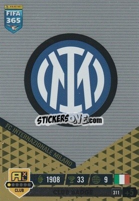 Sticker Club Badge - FIFA 365: 2022-2023. Adrenalyn XL n. 311 - Panini