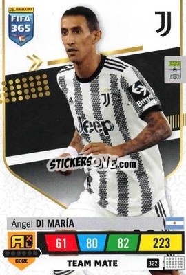 Sticker Ángel Di María - FIFA 365: 2022-2023. Adrenalyn XL n. 322 - Panini
