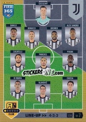 Sticker Line-up - FIFA 365: 2022-2023. Adrenalyn XL n. 328 - Panini