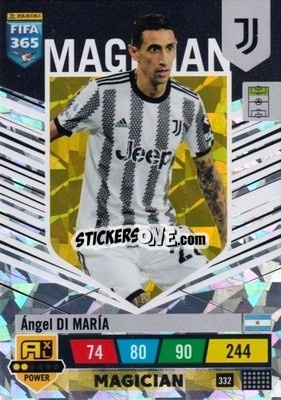 Sticker Ángel Di María - FIFA 365: 2022-2023. Adrenalyn XL n. 332 - Panini