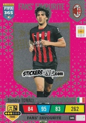 Sticker Sandro Tonali - FIFA 365: 2022-2023. Adrenalyn XL - Panini