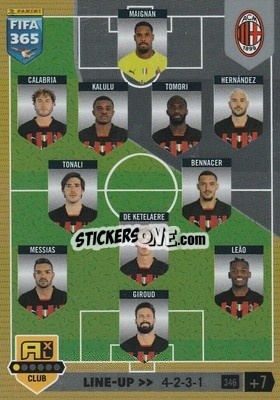 Sticker Line-up - FIFA 365: 2022-2023. Adrenalyn XL n. 346 - Panini