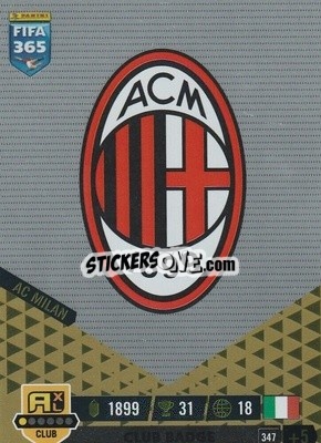 Sticker Club Badge - FIFA 365: 2022-2023. Adrenalyn XL n. 347 - Panini