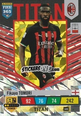 Sticker Fikayo Tomori - FIFA 365: 2022-2023. Adrenalyn XL - Panini