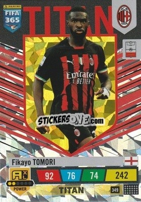 Sticker Fikayo Tomori - FIFA 365: 2022-2023. Adrenalyn XL n. 349 - Panini