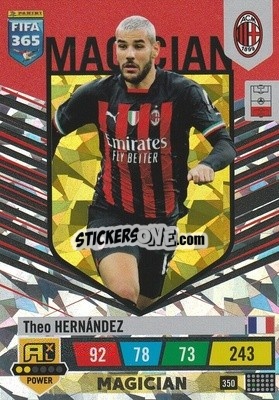 Sticker Theo Hernández - FIFA 365: 2022-2023. Adrenalyn XL n. 350 - Panini